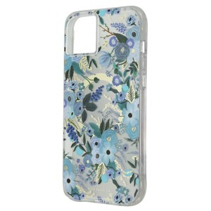 Rifle Paper Co. Series Case for MagSafe for iPhone 14 Plus - Garden Party Blue - 1 of 1