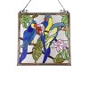 Chloe Lighting Ava Animal Tiffany-Glass Window Panel 24" Tall - 2 of 3