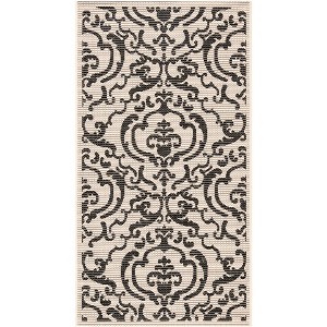 Courtyard CY2663 UV & Stain Resistant Non-Shedding Power Loomed Indoor/Outdoor Rugs - Safavieh - 1 of 4
