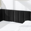 KTMBDW Full Size Velvet Bed Frame, Upholstered Tufted Sofa Bed Frame with Comfortable Backrest and Armrests for Bedroom, Living Room - 4 of 4