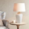 Ink+Ivy Jemma Table Lamp: Ceramic Base, Tapered Drum Shade, Nightstand Lighting Includes LED Bulb - 2 of 4