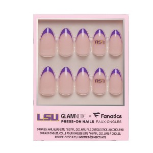 Glamnetic LSU Tigers Press-On Nails - 30ct - Ulta Beauty - 1 of 4