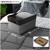 Sorbus 15 inch Collapsible Storage Bins with Handles - Perfect for Home Storage & Organization - 3 of 4