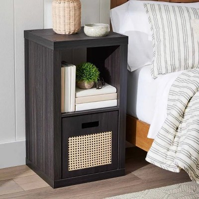 2-Cube Storage Organizer, Tobacco Oak