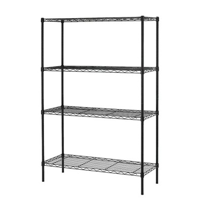 SKONYON Adjustable Metal Shelving Units – 4-Tier & 5-Tier Options, Heavy-Duty, Tool-Free Assembly