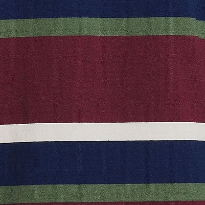 burgundy rugby stripe