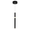 CWI Lighting Flute 1 Light LED Pendant With Black Finish - 2 of 2