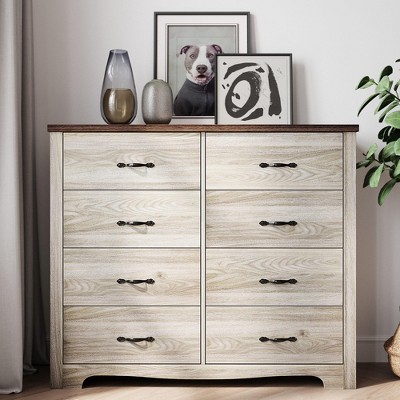 Drawers Dresser for Bedroom, Wood Bedroom Dresser Modern Drawer Chest
