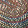 Colonial Mills New England Braid Braided Rug, Dusk Blue 5' x 8', Oval Shape - 2 of 4