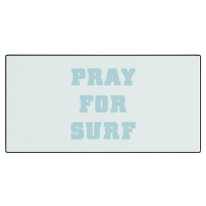 socoart Pray For Surf I Desk Mat - Deny Designs - 1 of 4