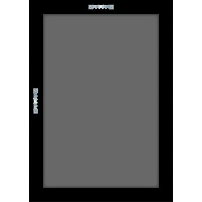 Classic 14x18 Walnut Picture Frame with Double White Mat