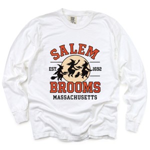 Simply Sage Market Salem Brooms Massachusetts Garment Dyed Long Sleeve - 1 of 4