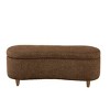 NicBex Ottoman with Storage Bench Storage Organizer Ottoman Boucle Flip Top Storage Bench for Entryway Bathroom Bedroom - 3 of 4