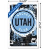 Trends International NHL Utah Hockey Club - Maximalist Logo 24 Framed Wall Poster Prints - 3 of 4