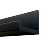 60" Picture Ledge Wall Shelf Black - InPlace: Modern Floating Photo Display, Wood Composite, Includes Mounting Hardware - 4 of 4
