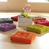 Square Floor or Chair Cushion, Thick and Elastic - Solid Color, Purple, 40 x 40 cm - 2 of 3