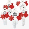 Big Dot of Happiness Red and Gold Friendsmas - Friends Christmas Party Centerpiece Sticks - Table Toppers - Set of 15 - 2 of 4