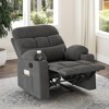 SEVOBAL Sofas Small Recliner Chair for Home Living Room, Bedroom, Indoor Sofas for Adults, Gray,33.5"*28.9"*40.9" - 2 of 4