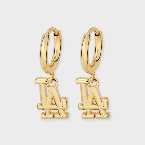 Golden logo high quality earrings