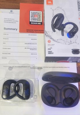 Proof Target Earbuds And Jbl True 3 Wireless Endurance Peak Active : Dust Water (white)