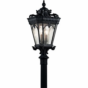 Kichler Lighting Tournai 4 - Light Post Light in  Textured Black - 1 of 1