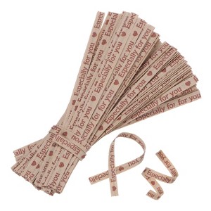 Unique Bargains Kraft Paper Twist Ties Party Gift Bread Candy Wrapping 700 Pcs - 1 of 4