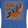 Women's Hot Wheels Spooky Ride Short Sleeve Graphic T-Shirt - Heather Royal Blue - X-Large - 2 of 4