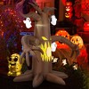 Costway 7.8 Ft Halloween Inflatables Scary Dead Tree Halloween Decoration with Ghost Dimming Infinity Mirror Light & 5 Bright LED Lights - image 4 of 4