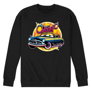 Men's - Disney - Classic Doc Hudson Car Show Ready Graphic Fleece Sweatshirt - 1 of 4