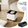 StorageBud Storage Ottoman for Bedroom End of Bed, Velvet Storage Bench, Large Storage Ottoman Bench, Entryway Bench with Storage - 3 of 4