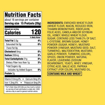 Honey Mustard Seasoned Pretzel Twists - 16oz - Favorite Day™