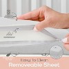 Waterproof Mini Crib Mattress Topper - 38" x 24" | Roll Up Style - Breathable Soft Memory Foam - 4 of 4