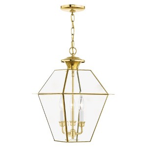 Livex Lighting Westover 3 - Light Pendant in  Polished Brass - 1 of 2