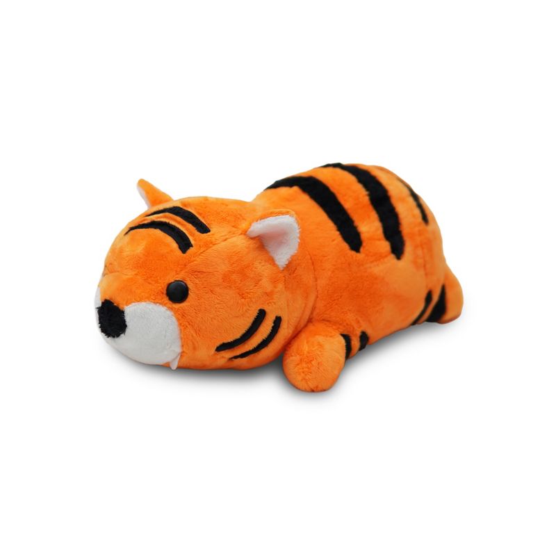 Avocatt 12" Fluffy Orange Tiger Plush Stuffed Animal, 1 of 2