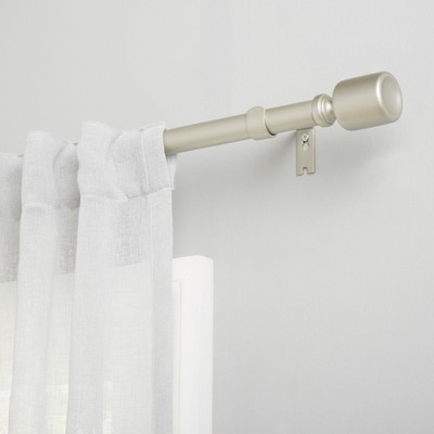 Exclusive Home Rino 1" Curtain Rod and Finial Set
