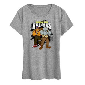 Women's - Teenage Mutant Ninja Turtles - Chillin Like Villains Short Sleeve Graphic T-Shirt - 1 of 4