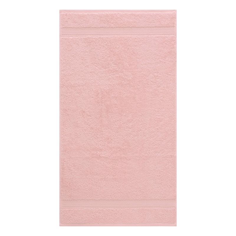 6pc Turkish Cotton Sinemis Terry Bath Towels Pink/White - Linum Home Textiles, 4 of 11
