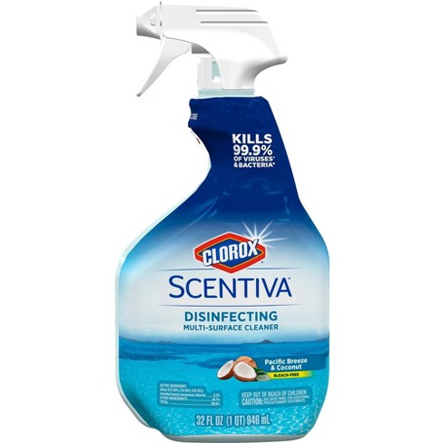 Clorox Pacific Breeze & Coconut Scentiva Multi Surface Cleaner Spray Bottle  Bleach Free - 32oz : Target