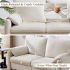 NicBex Modern 2-Seat Sofa Loveseat Couch with Deep Cushions & Pillows,Upholstered Lounge Sofa for Living Room,Bedroom,Office - 4 of 4