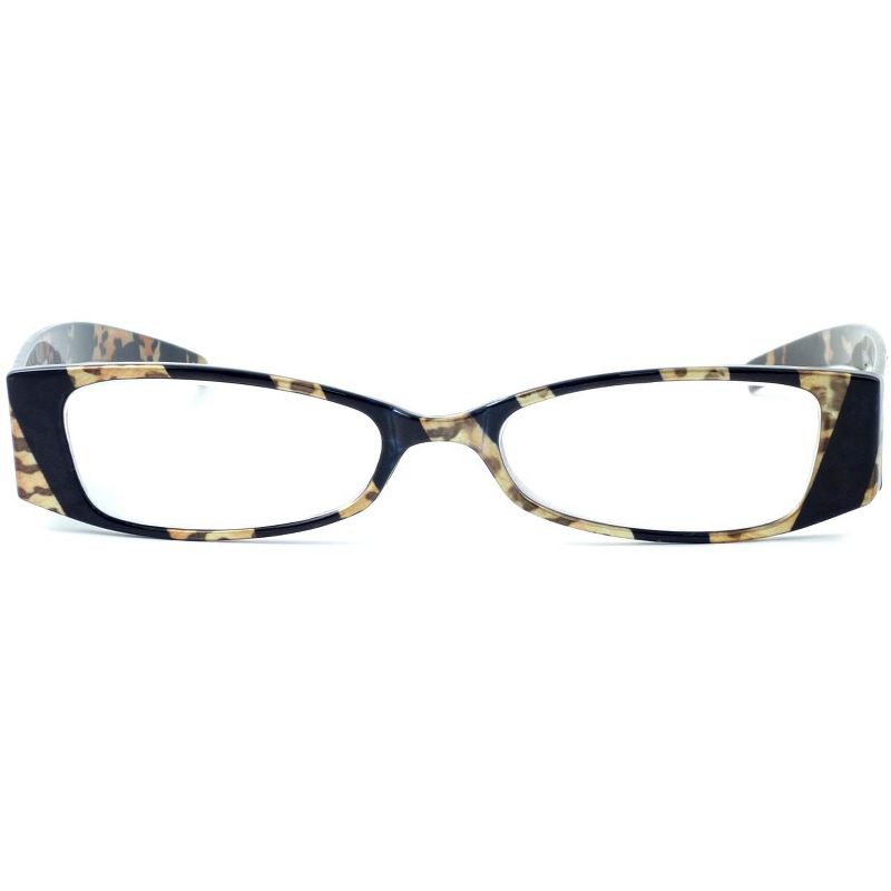 Calabria 760 Animal Print Reading Glasses with Matching Case (Gold, 1.50), 3 of 8