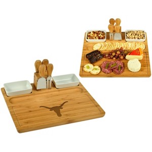 NCAA Texas University at Austin  Longhorns Large Bamboo Cheese, Charcuterie Board - 1 of 4