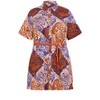 Women's Plus Size Amara Print Dress - navy | CITY CHIC - image 4 of 4