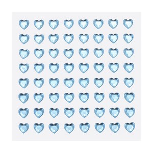 Unique Bargains Heart Shape Self Adhesive Valentine Makeup DIY Rhinestone Stickers 512 Pcs - 1 of 4