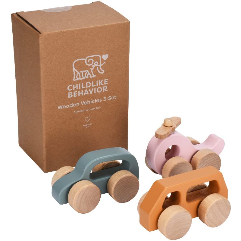 Childlike Behavior Wooden Car for Toddler, 2 of 5
