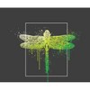 Natural World Paint Splatter Dragonfly Crew Neck Short Sleeve Adult T-shirt - 2 of 2