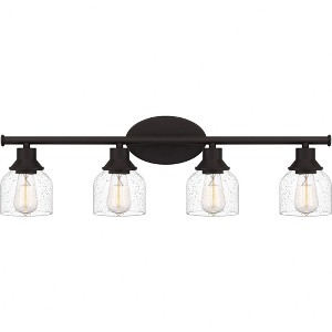Quoizel Lighting Caverly 4 - Light Vanity in  Bronze - 1 of 1