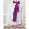 Allegra K Women's Skinny Silky Solid Color Long Scarves Waistband Neck Wraps 1 Pc - 2 of 4