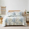 Southshore Fine Living Tropic Leaf 3-Piece Down Alternative Comforter Set with Shams - 2 of 4