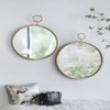 SEVOBAL Bathroom Vanity Mirrors Circle Wall Mirror with Iron Frame Durable Construction Reflective Clarity, Gold, 22.4"*1.8"*28.3" - 2 of 4