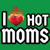 Men's Design By Humans I Love Hot Moms Heart By Metavera T-Shirt - 2 of 2